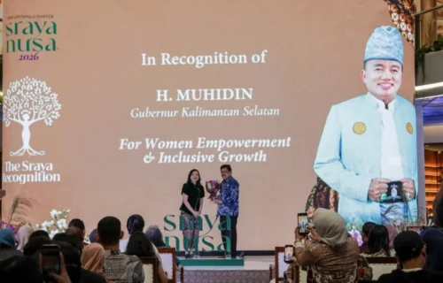 Gubernur Kalsel Raih The Sraya Recognition, Bukti Komitmen Pemberdayaan Perempuan