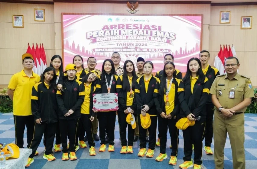 Jakbar Ukir Sejarah Juara Umum Popprov DKI 2026, Atlet Peraih Emas Diguyur Bonus